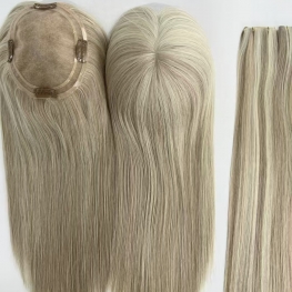 women toupee 100% raw hair material