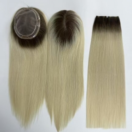 women toupee 100% raw hair material
