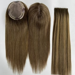 women toupee 100% raw hair material