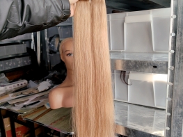 Pu Tape 100g/40pcs honey color 100% cuticle aligned Chinese virgin hair material