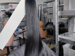 Pu Tape 100g/40pcs block black color 100% cuticle aligned Chinese virgin hair material